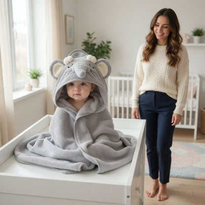 Baby Swaddle Bath Towel - Soft Organic Cotton